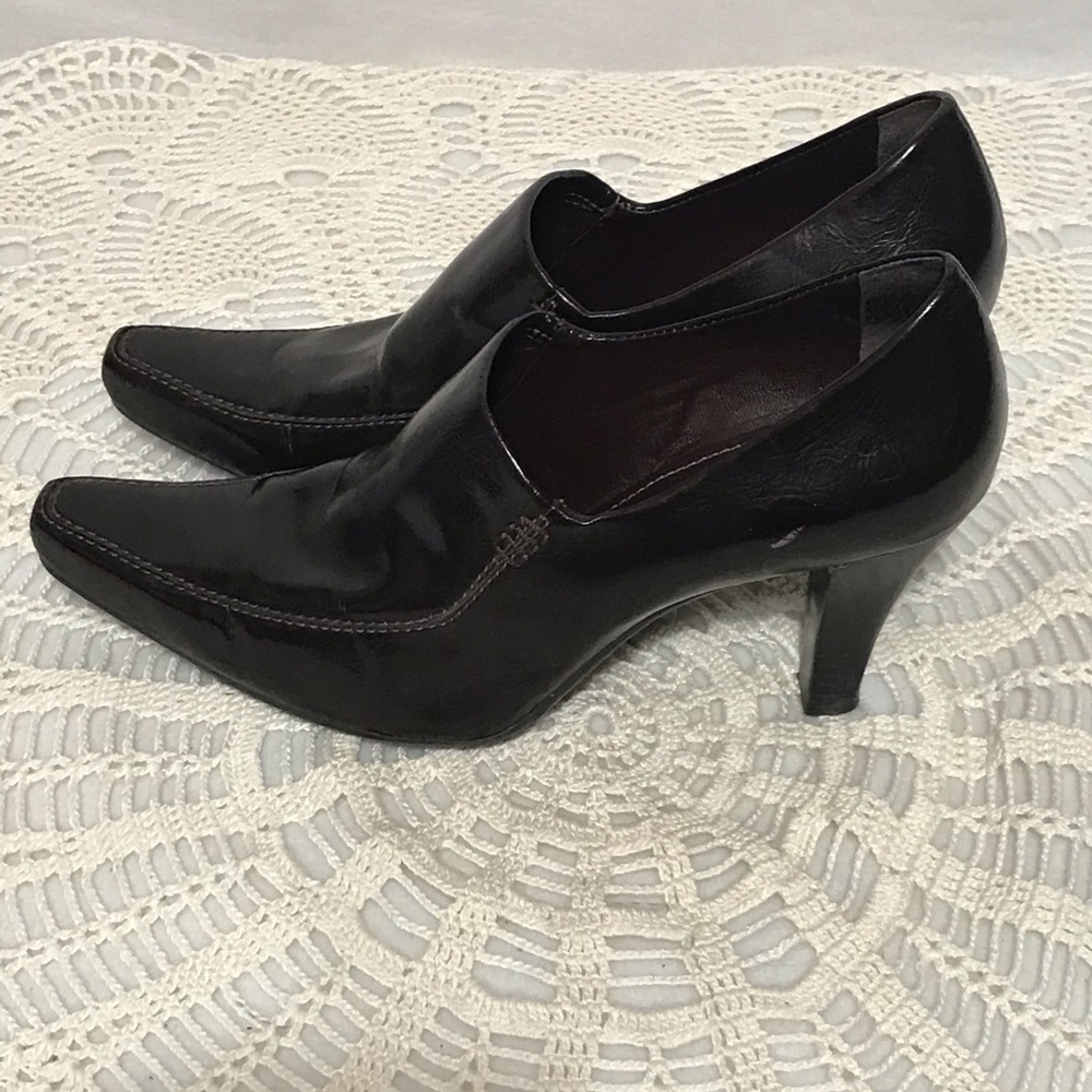 FRANCO SARTO Brown size 8 pumps square pointed toe